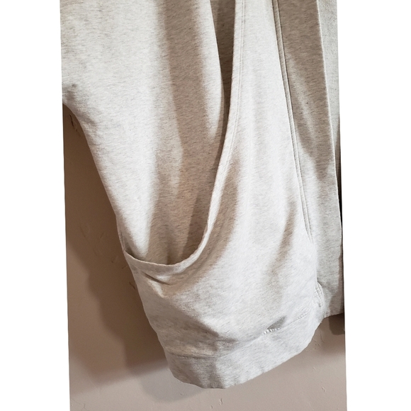 Garnet Hill Cardigan Women's Gray L Oversized Relaxed Athleisure Comfy Sweater - Picture 7 of 14